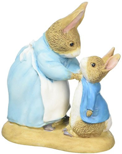 Beatrix Potter Mrs Rabbit and Peter Figurine