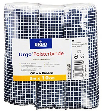 URGO POLSTERBINDE 3MX10CM, 6 St
