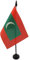 AZ FLAG - Tischflagge Malediven - 15x10 cm - Republik Malediven Tischfahne 10 x 15 Cm - Flaggen