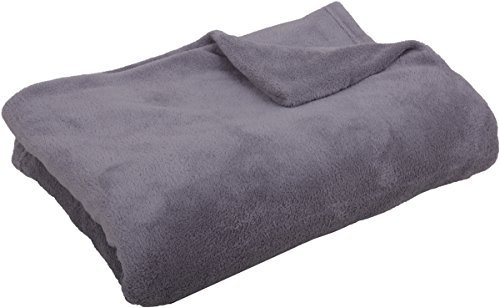 Bestlivings Kuscheldecke Tagesdecke XXL ca. 290g/m² (hellgrau / 150x200cm) Wohndecke für Bett, Sofa, Couch extra flauschig