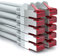 deleyCON 10x 0,25m Câble Patch CAT6 PIMF S/FTP un Blindage CAT-6 RJ45 Câble Réseau Câble Ethernet LAN DSL Routeur Modem Point D'Accès Patch Panels - Gris