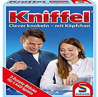 Schmidt Spiele 49039 - Kniffelblock, 3 Zusatz-Blocks für 1440 Spiele