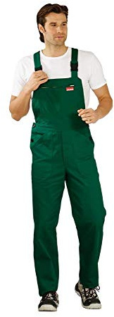 Planam Latzhose reine Baumwolle 270 g/m² 50,Grün