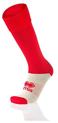 Errea Herren Con Piede Pi Sportsocken, Rot, Einheitsgröße Große Größen EU