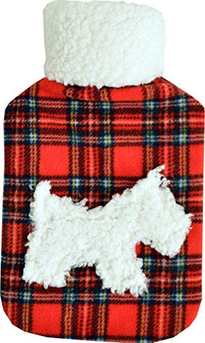 Vagabond 2L Tartan Westie Dog Hot Water Bottle and Cover