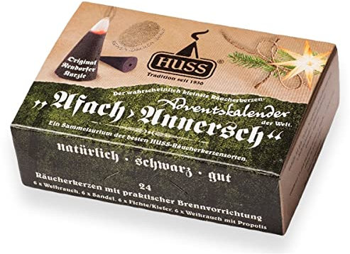 Huss Jürgen Afach Annersch - Der wahrscheinlich kleinste Räucherkerzen-Adventskalender der Welt