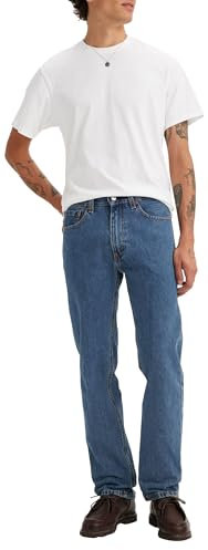 Levi's 505 Regular Fit, Jeans Uomo, Medium Stonewash (4891), 34W / 32L