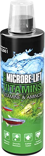 Vitamine für Fische 473 ml – stärkt Immunsystem, Farben & Vitalität – Multivitamin-Booster mit Aminosäuren – für Süßwasser, biologisch verfügbar & nitratfrei – ARKA Vitamins