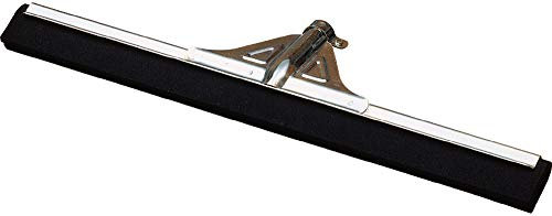 Carlisle 36633000 Flo-Pac suave espuma de goma rasqueta limpiacristales con marco de metal reforzado, 30 cm de largo, negro