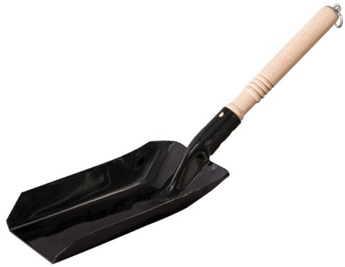 Turk 72420 Schulkohlenlöffel mit Holzheft, schwarz