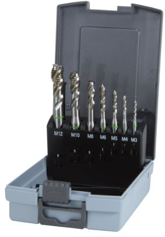 Ruko 245062RO Maschinengewindebohrer Satz HSS Co 5 DIN 371/376, 7-teilig