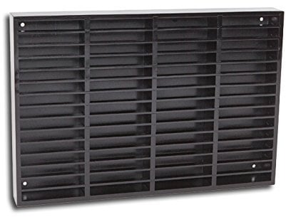 Protected MC Kassetten Holzregal schwarz