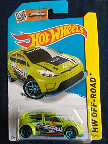 Hot Wheels, 2015 HW Off-Road, '12 Ford Fiesta [Neon Green] Die-Cast Vehicle #78/250
