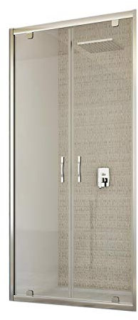 Porte paroi douche 120 CM H198 mod. Cristal 2 Portes Transparent