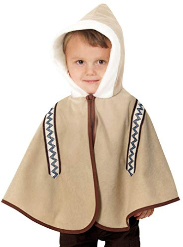 Markenlos Cape Eskimo, mit Kapuze Größe 98