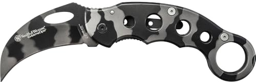S&W Karambitmesser, Camo, Clip Einhandmesser