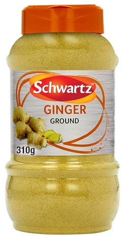 Schwartz Ground Ginger Powder, 100% Pure, Perfect for Indian Curry Sauce, Ready to Use, 310g