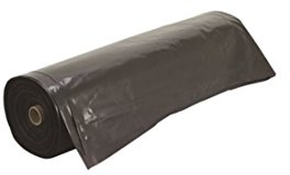 Frost King P1025B Polyethylen-Folie, 3 7,6 m x 4 mm, Schwarz, 10' x 25' x 4 Mil