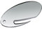 Ten Brieföffner Oval versilbert cod.EL016 cm 8,5x4,3x0,5h by Varotto & Co.