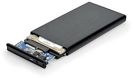 Port Connect HDD-GEHÄUSE SATA 2,5 '', Externe HDD & SSD-Box