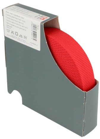 Prym 25mm Rucksack Bag Strap Webbing Red - per metre