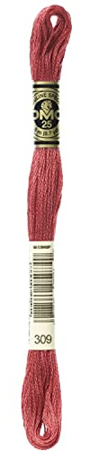 DMC 6-Strand Embroidery Cotton Floss, Dark Rose