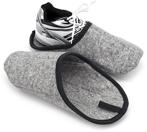 Pantoffelmann Pantofole da museo senza suola ABS |In feltro per artigiani e visitatori | Proteggono da sporco e graffi | Lavabili per ospiti