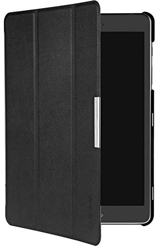 EasyAcc Custodia Cover Compatibile con Samsung Galaxy Tab A 9.7, Ultra Sottile Smart Cover in Pelle con Sonno/Sveglia Funzione Compatibile con Samsung Galaxy Tab A 9.7 T550 Tablet - Nero