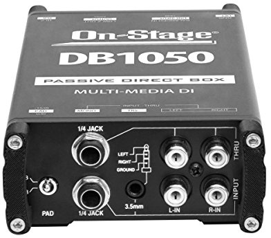OnStage On-Stage DB1050 Passive Multi-Media DI Box