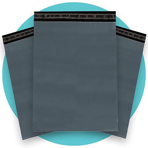 triplast 16 x 53,3 cm Kunststoff Versandtaschen-Tasche, Grau (200 Stück)