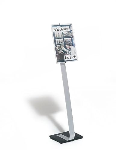 Durable Präsentationsständer Crystal Sign Stand A3, für Hoch- und Querformat, 481923