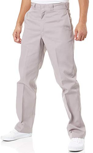 Dickies Herren Sporthose Streetwear Male Pants Original Work, Grau (Silver Gray), 33W / 32L