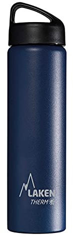 Laken Classic Botella Térmica Acero Inoxidable 18/8 y Doble Pared de Vacío, Unisex adulto, Azul, 750 ml