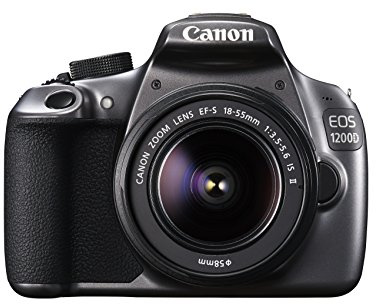 Canon EOS 1200D Fotocamera Reflex Digitale, 18 Megapixel, Obiettivo EF-S 18-55 IS II, Grigio