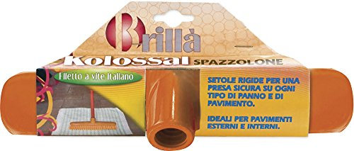 La Briantina SPA03111A Scopa per Strofinacci, Polipropilene, Multicolore, 26.5x9.5x7 cm