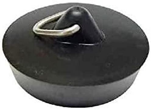 Fackelmann Tapón Fregadero-Lavabo en plástico y acero inoxidable, ⌀38,5