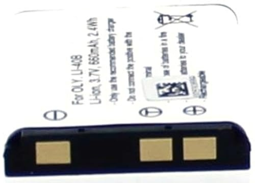 AGI 85254 Li-Ion 660 mAh 3,7 V Akku wiederaufladbar – Akkus (660 mAh,-Ionen (LiIon), 3,7 V, schwarz, 1)