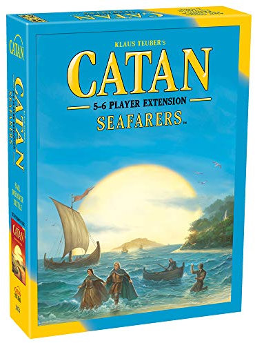 Mayfair Games Catan Seefahrer 5 und 6 Spieler | Brettspiel-Erweiterung | Alter 12+ | 3-6 Spieler | Spielzeit 120 Minuten