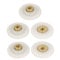 Sourcingmap 28mm Dia Sliding Pulleys Glass Shower Door Rollers Wheels Runners 5pcs