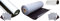 Sticker Design Shop Magnetfolie Magnetschild Auto KFZ Werbung Weiß Magnet Folie Magnetstreifen (20 x 60 cm)