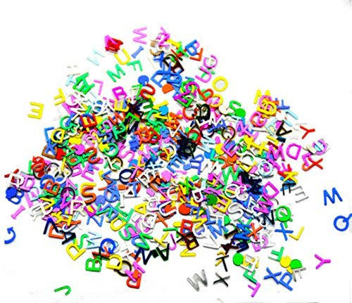 Beyond Dreams ABC Buchstaben Konfetti Schule und zu Hause - Dekoration Tisch Einschulung - Karte basteln - Streudeko - Zuckertüte Geschenke - Ballonfüllung