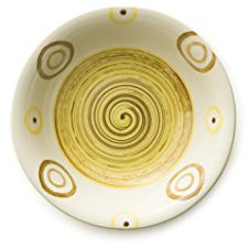 BRANDANI 56823 Rotondo Ceramica Giallo - Piatto Rotondo, Ceramica, Giallo, 19 cm
