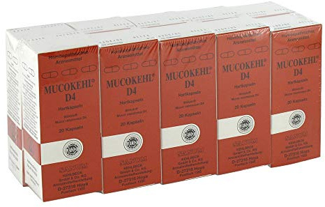 MUCOKEHL Kapseln D 4 10X20 St