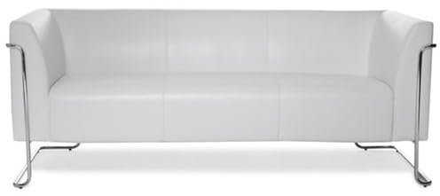 hjh OFFICE Lounge Sofa Curacao Kunstleder Weiß