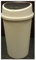 CREAM TOUCH TOP BIN / DUSTBIN / RUBBISH BIN / KITCHEN / HOME / PLASTIC.MADE IN UK by TONTARELLI