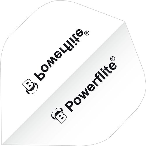 Bull's Power Flite 100 Micron Dart Flight, 3er Set, Farbe:weiß