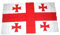 Fahne/Stockflagge Georgien 30 x 45 cm Flagge