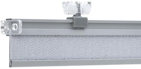 Liedeco Paneelwagen für Flächenvorhangstoffe, Schiebevorhang, 1 Stk aluminium L 60 cm
