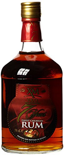 XM - 7 ans VXO - Rhum - 40% Alcool - Origine : Guyane Britannique - Bouteille 70 cl