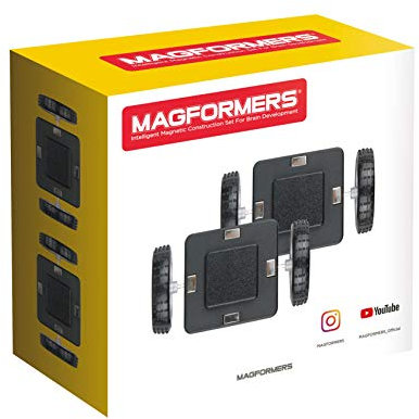 Magformers Wheels, Set mit 2 magnetischen Teilen (713007)